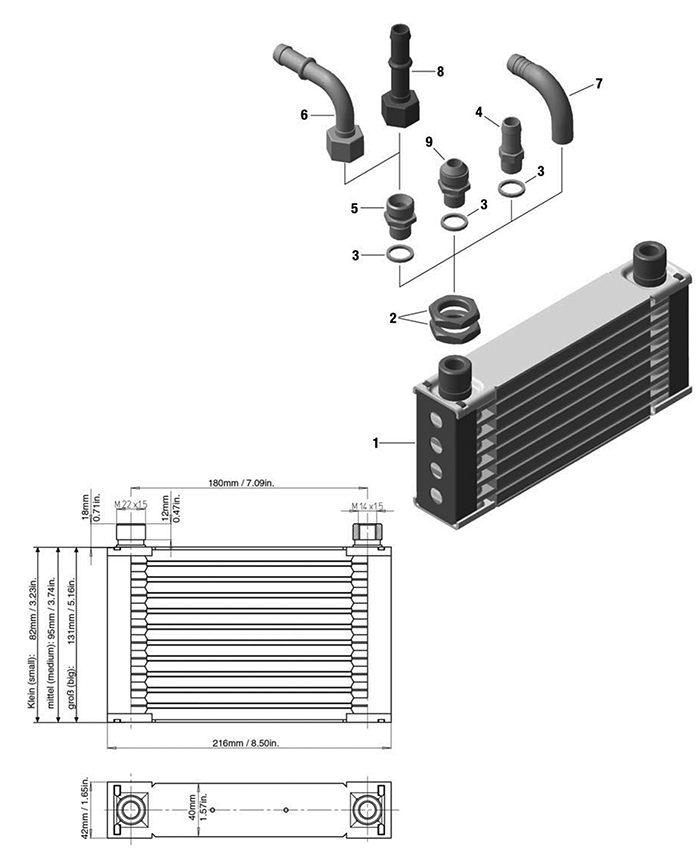 Rotax Oil Cooler